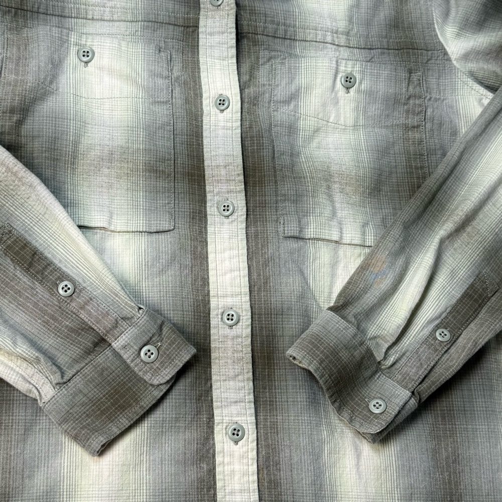 REI Coop Plaid Wallace Lake Flannel‎ ButtonUp Shirt Women XL Organic Cotton Fall - Picture 10 of 14